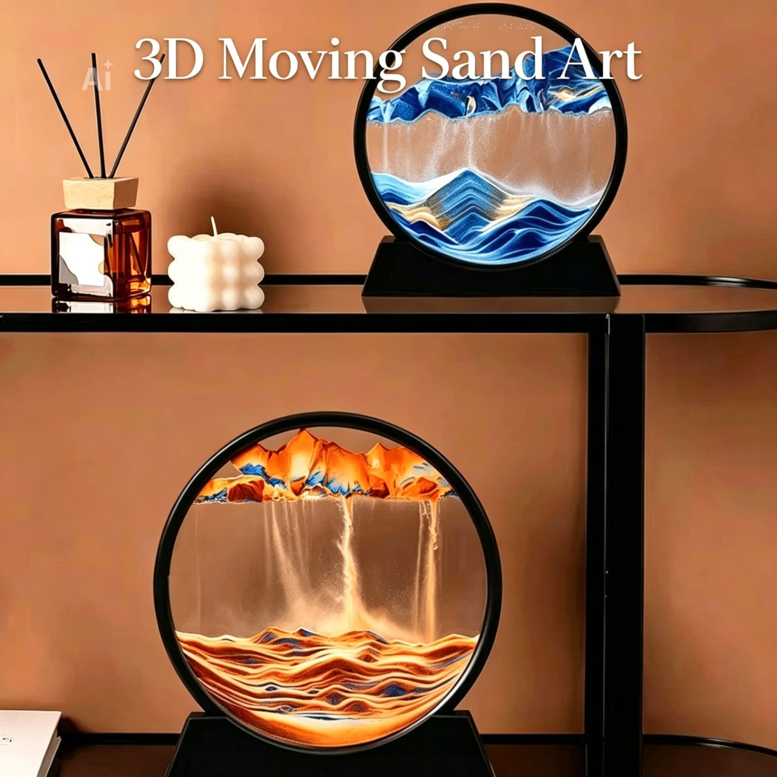 3D Moving Sand Art